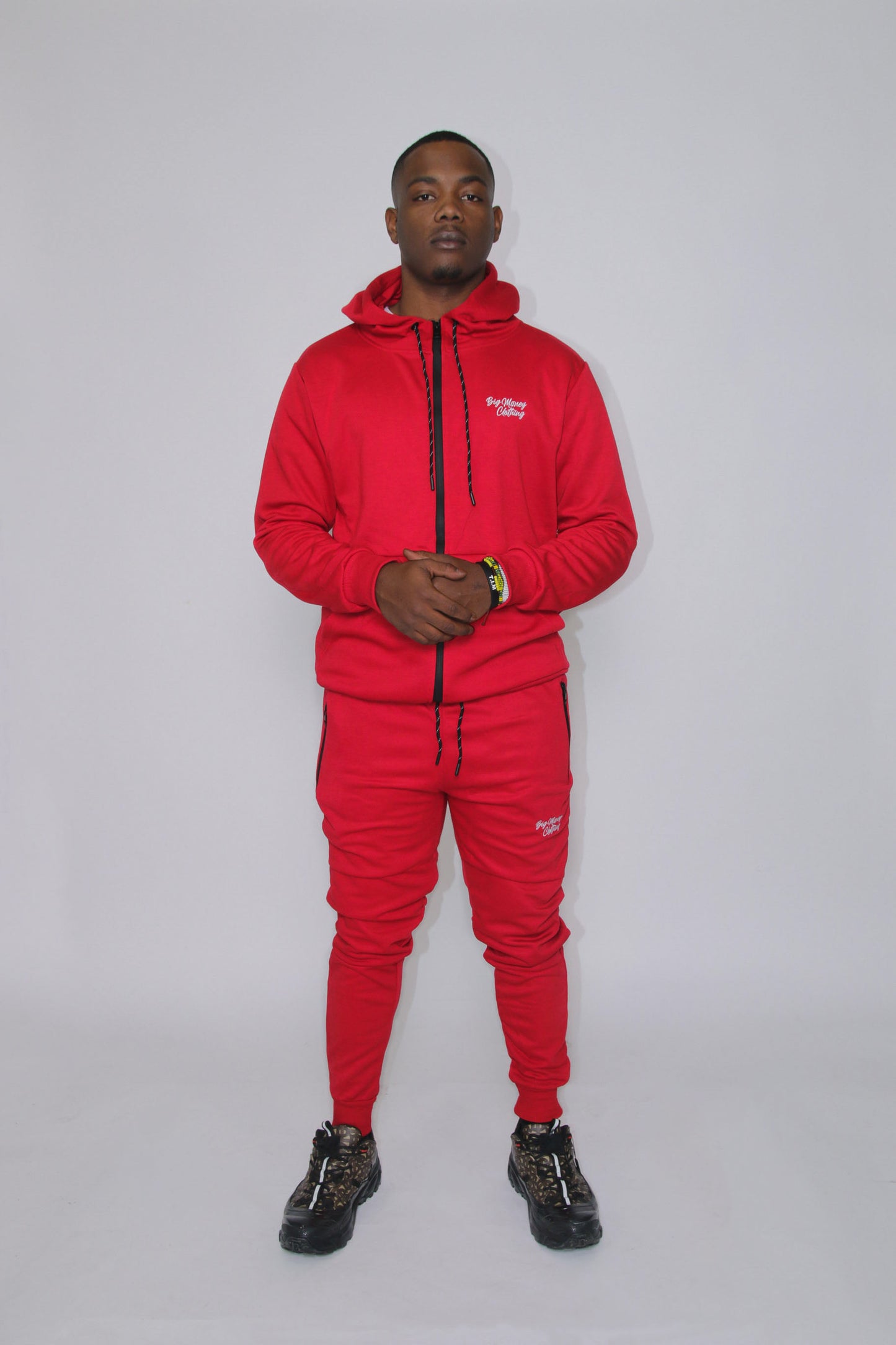 "Red" BigMoney Fleece Tracksuit